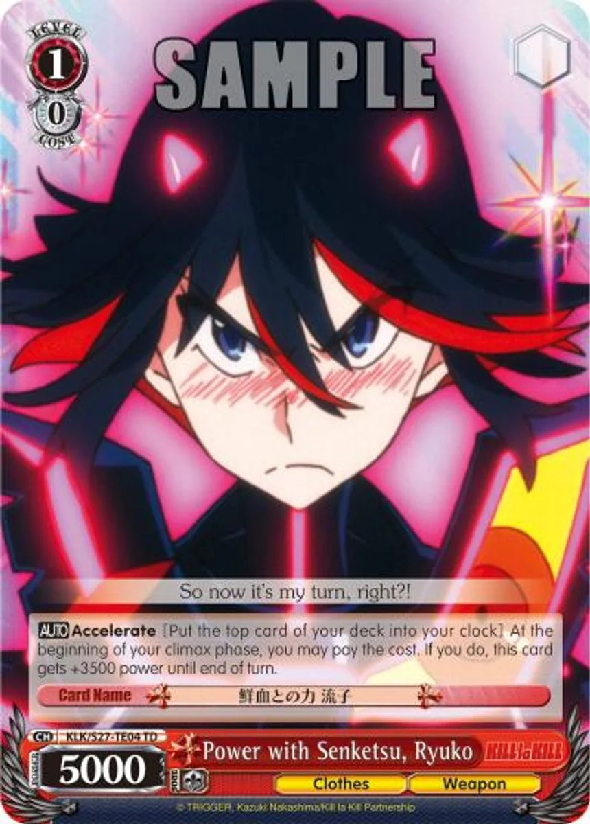 Power with Senketsu, Ryuko 「KLK/S27-TE04」「EN」