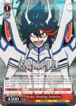 Ryuko Wearing Junketsu #KLK/S27-E051 · Weiss Schwarz