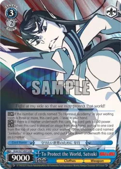 To Protect the World, Satsuki 「KLK/S27-E072」「EN」