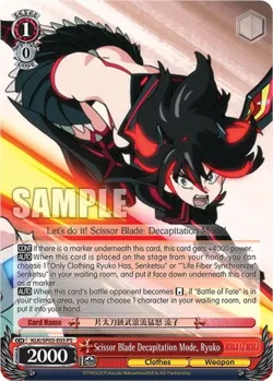 Scissor Blade Decapitation Mode, Ryuko 「KLK/SP03-E03」「EN」