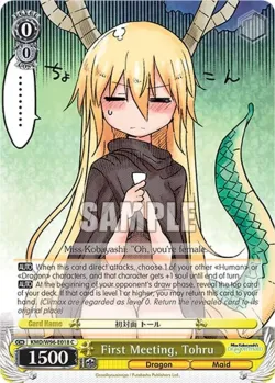 First Meeting, Tohru #KMD/W96-E018 · Weiss Schwarz