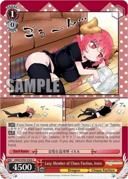 Lazy Member of Chaos Faction, Iruru 「KMD/W96-E068」「EN」