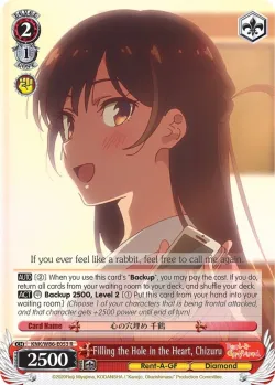 Filling the Hole in the Heart, Chizuru #KNK/W86-E053 · Weiss Schwarz