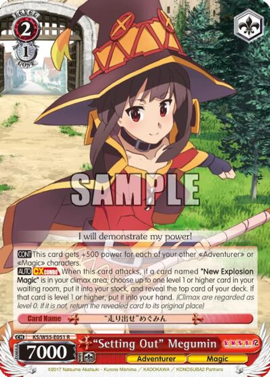 "Setting Out" Megumin 「KS/W55-E051」「EN」
