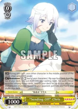"Sending Off" Chris #KS/W55-E001 · Weiss Schwarz
