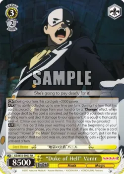 "Duke of Hell" Vanir #KS/W55-E003 · Weiss Schwarz