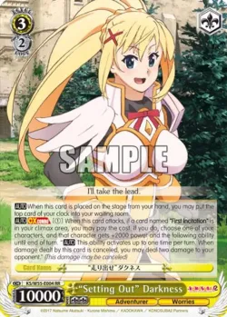 "Setting Out" Darkness #KS/W55-E004 · Weiss Schwarz