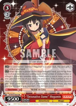 "Detonative Dame" Megumin #KS/W55-E043 · Weiss Schwarz
