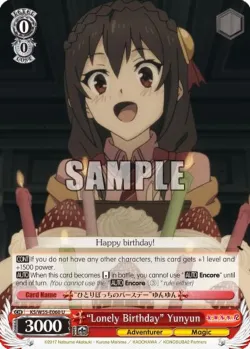 "Lonely Birthday" Yunyun 「KS/W55-E060」「EN」