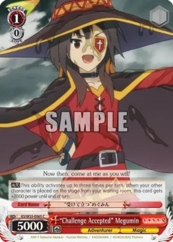"Challenge Accepted" Megumin 「KS/W55-E065」「EN」