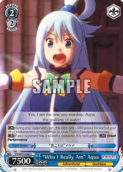 "Who I Really Am" Aqua 「KS/W55-E088」「EN」