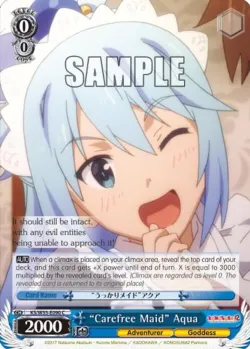 "Carefree Maid" Aqua 「KS/W55-E090」「EN」