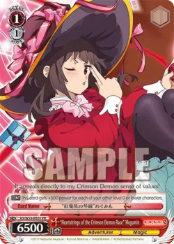 "Heartstrings of the Crimson Demon Race" Megumin 「KS/W55-PE01」「EN」