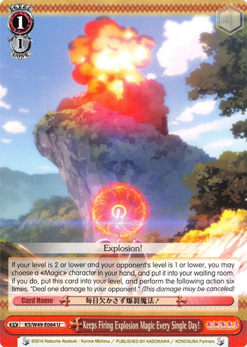 Keeps Firing Explosion Magic Every Single Day! 「KS/W49-E064」「EN」