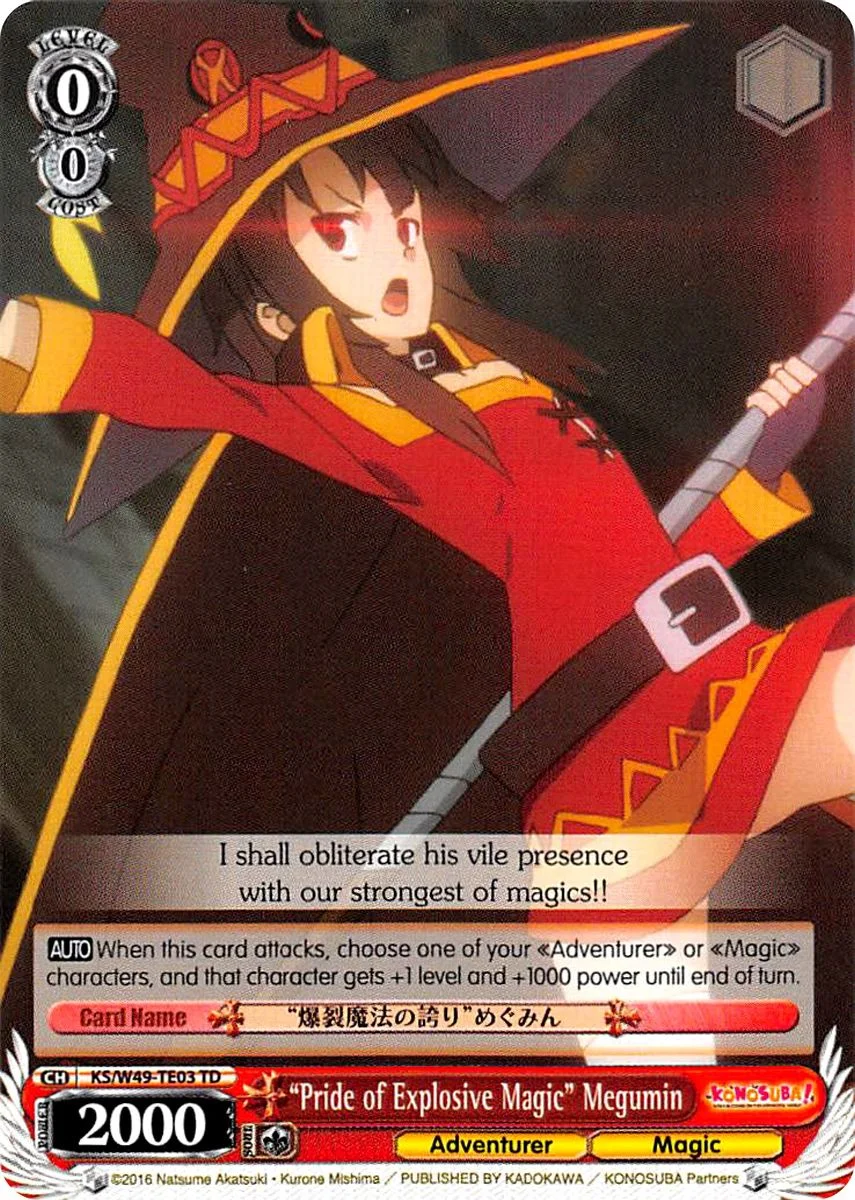“Pride of Explosive Magic” Megumin 「KS/W49-TE03」「EN」