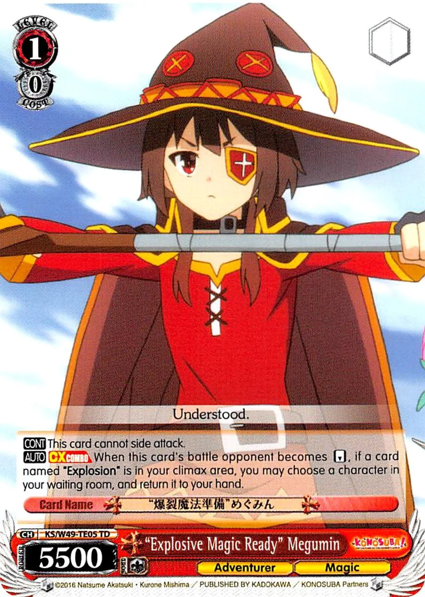 “Explosive Magic Ready” Megumin 「KS/W49-TE05」「EN」