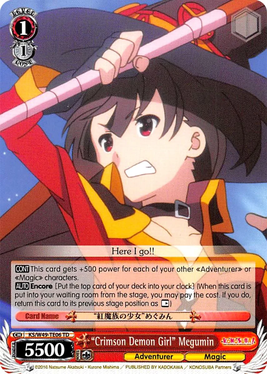 “Crimson Demon Girl” Megumin 「KS/W49-TE06」「EN」