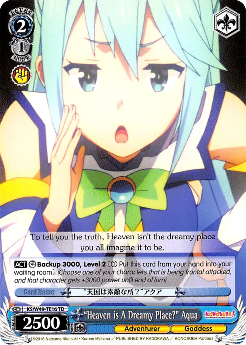 “Heaven is A Dreamy Place?” Aqua 「KS/W49-TE16」「EN」