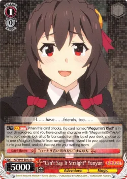 “Can't Say It Straight” Yunyun #KS/W49-E043 · Weiss Schwarz