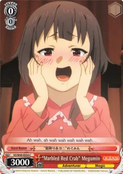 “Marbled Red Crab” Megumin #KS/W49-E054 · Weiss Schwarz