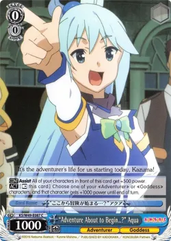 “Adventure About to Begin…?” Aqua 「KS/W49-E087」「EN」