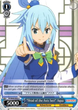 “Head of the Axis Sect” Aqua 「KS/W49-E092」「EN」