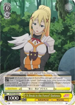 "A Break in the Forest" Darkness #KS/W76-E003 · Weiss Schwarz