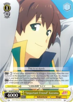 "Important Friend" Kazuma #KS/W76-E005 · Weiss Schwarz