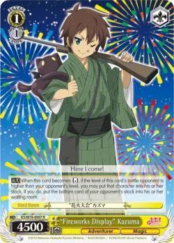"Fireworks Display" Kazuma #KS/W76-E007 · Weiss Schwarz