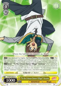 "To the Crimson Demon Village!" Kazuma #KS/W76-E017 · Weiss Schwarz