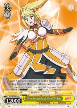 "To the Crimson Demon Village!" Darkness #KS/W76-E023 · Weiss Schwarz