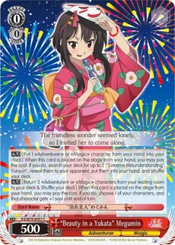 "Beauty in a Yukata" Megumin 「KS/W76-E057」「EN」
