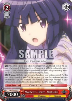 Maiden's Heart, Akatsuki #LH/SE20-E09 · Weiss Schwarz