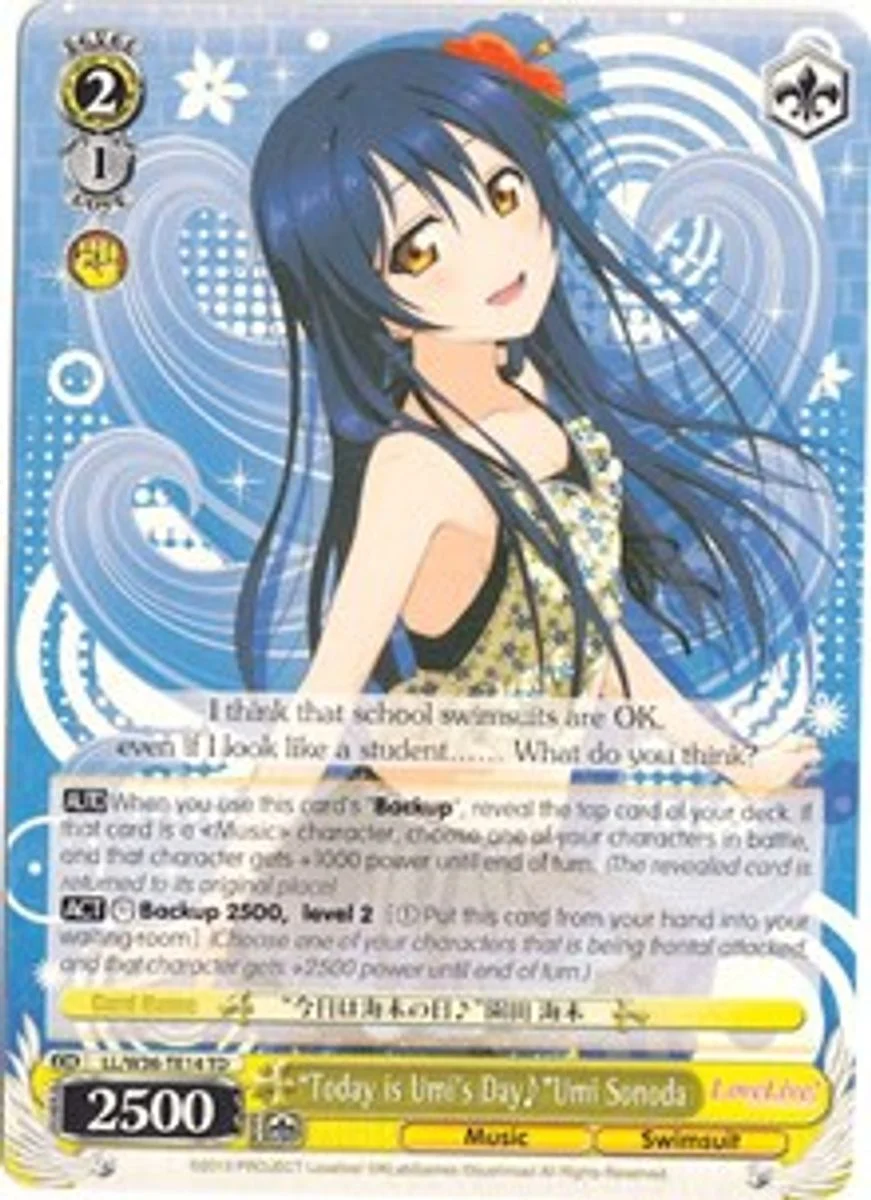 “Today is Umi's Day??”Umi Sonoda 「LL/W36-TE14」「EN」