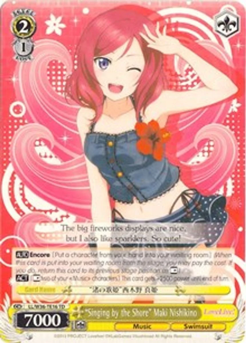 “Singing by the Shore” Maki Nishikino 「LL/W36-TE16」「EN」
