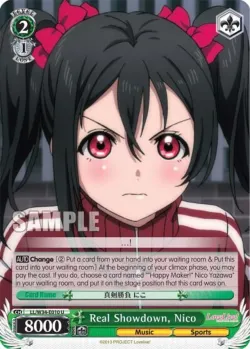Real?Showdown, Nico #LL/W34-E010 · Weiss Schwarz