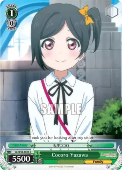 Cocoro Yazawa #LL/W34-E016 · Weiss Schwarz