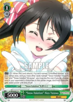 "Snow Halation" Nico Yazawa #LL/W34-E017 · Weiss Schwarz