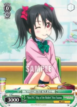 "Nico Pri Way of the Maiden" Nico Yazawa #LL/W34-E022 · Weiss Schwarz