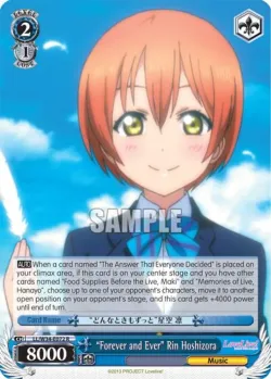 "Forever and Ever" Rin Hoshizora 「LL/W34-E072」「EN」