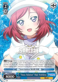 "Snow Halation" Maki Nishikino 「LL/W34-E085」「EN」