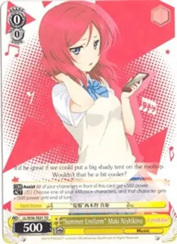 "Summer Uniform" Maki Nishikino 「LL/W36-TE01」「EN」