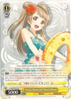 “Lovely Marine Girl” Kotori Minami 「LL/W36-TE10」「EN」
