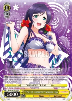 “Fruit of Summer☆” Nozomi Tojo 「LL/W36-TE11」「EN」