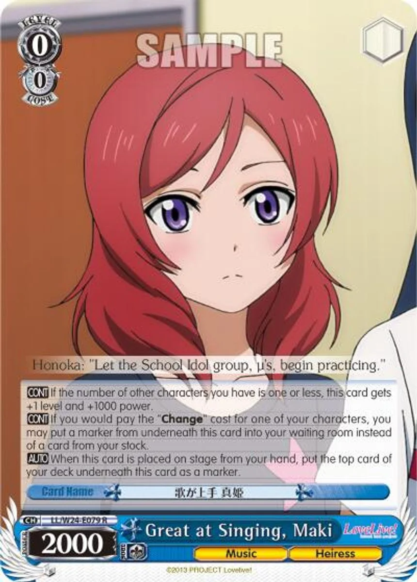 Great at Singing, Maki 「LL/W24-E079」「EN」