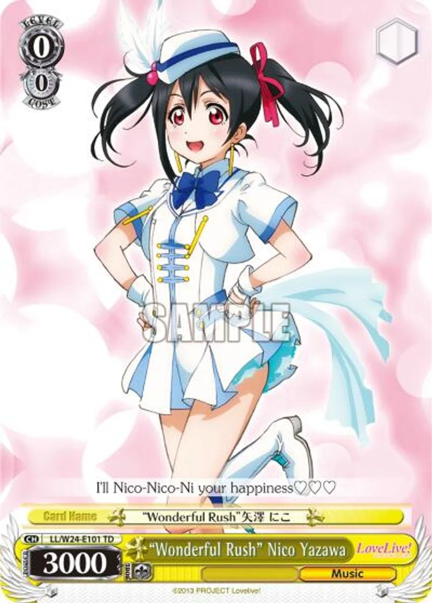 "Wonderful Rush" Nico Yazawa 「LL/W24-E101」「EN」
