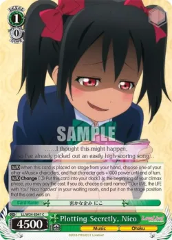 Plotting Secretly, Nico #LL/W24-E041 · Weiss Schwarz