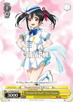 "Wonderful Rush" Nico Yazawa 「LL/W24-E101」「EN」