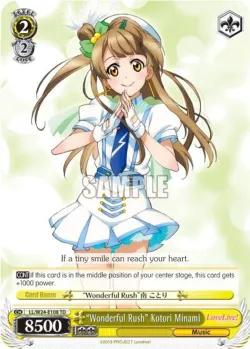 "Wonderful Rush" Kotori Minami 「LL/W24-E108」「EN」