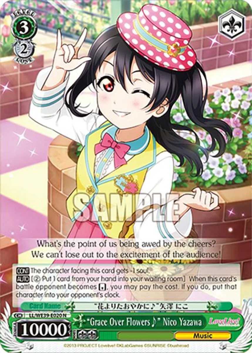 “Grace Over Flowers♪” Nico Yazawa 「LL/WE39-E020」「EN」